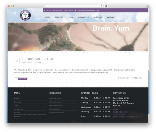 Theme WordPress PHARMAPLUS - rosenbergclinic.com