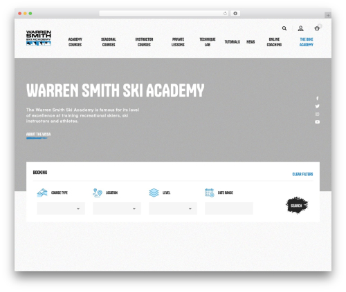 Wombat WordPress theme - warrensmith-skiacademy.com