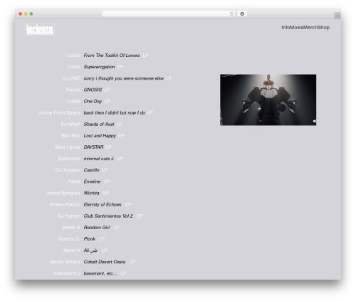 Laytheme imagehover WordPress plugin - incienso.nyc