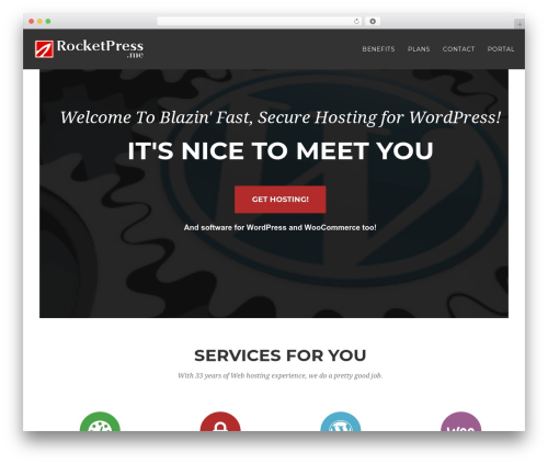 WordPress theme Ignition Theme - rocketpress.me