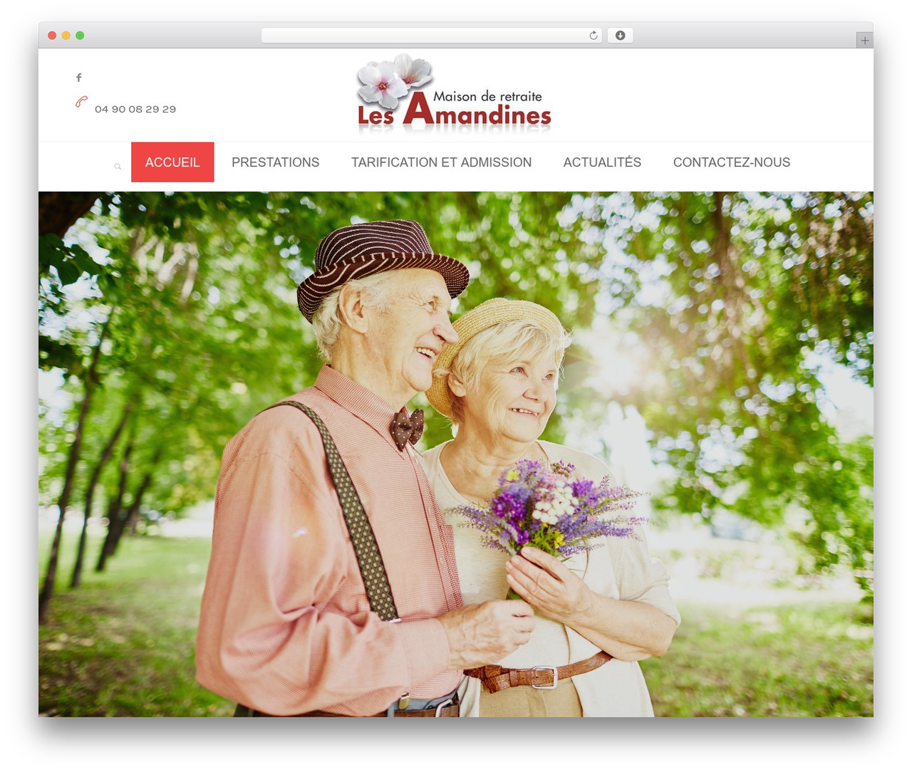 WordPress theme Roseta Plus - retraite-amandines.com