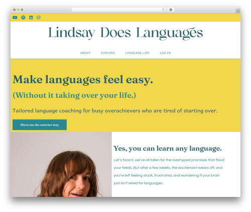 Thinkrank WordPress plugin - lindsaydoeslanguages.com