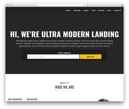 xLander theme WordPress - referencie-bauholding.net