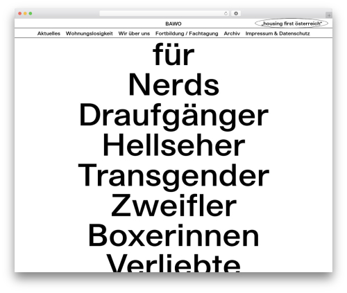 101 Theme WordPress theme - bawo.at