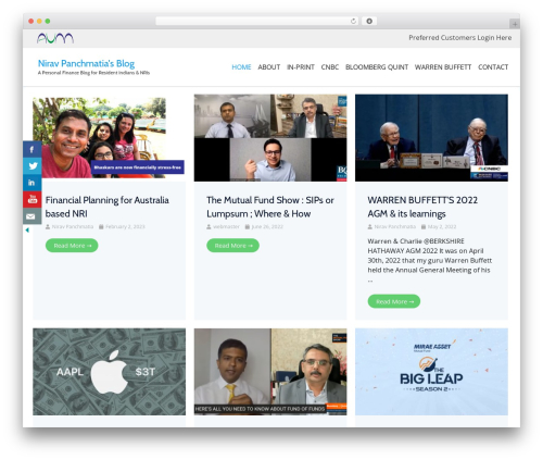 Astra WordPress theme - niravpanchmatia.in