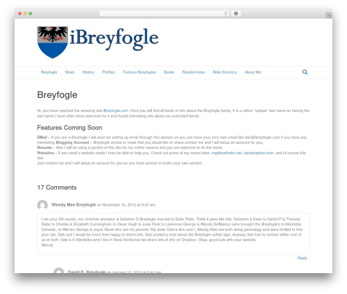 Rootspersona (rootspersona) free WordPress plugin - ibreyfogle.com Rootspersona (rootspersona) free WordPress plugin - ibreyfogle.com