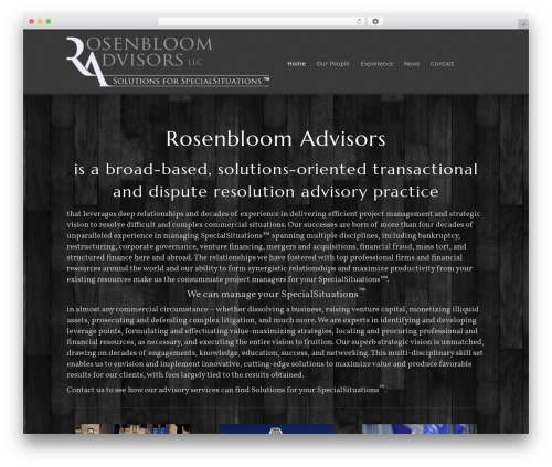 Stock quote sidebar WordPress plugin - rosenbloomadvisors.com
