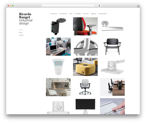 Infinity top WordPress theme - ricardorangel.com.br