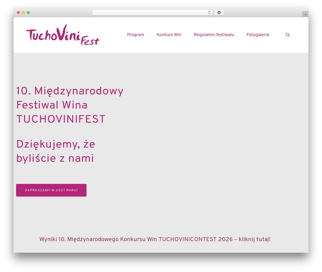 Posterity WordPress theme - tuchovinifest.com