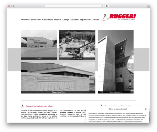 Ruggeri theme WordPress - ruggeri-sarl.fr