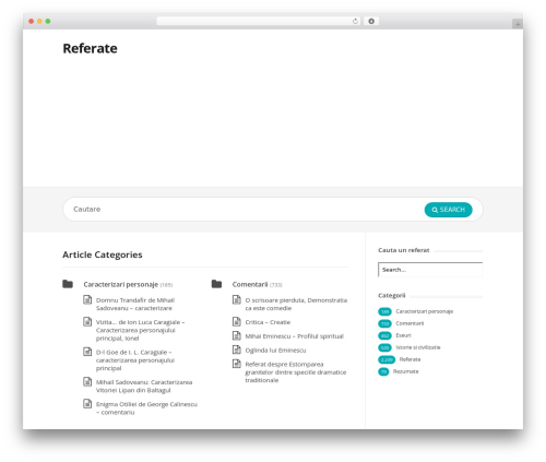 Theme WordPress KnowHow - referatenoi.ro