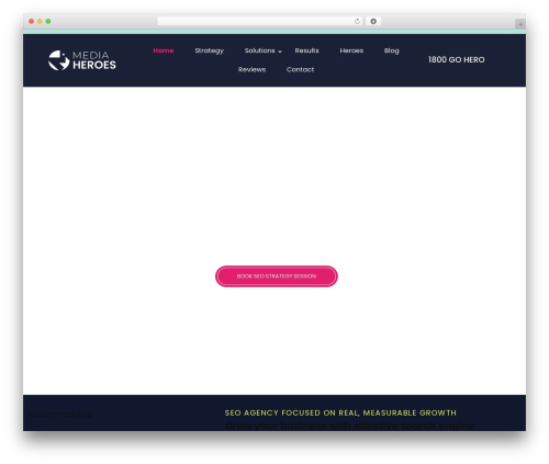 Tri Theme WordPress theme - www.mediaheroes.com.au