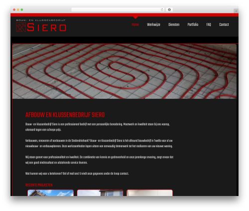 WordPress theme RH Siero - rhsiero.nl