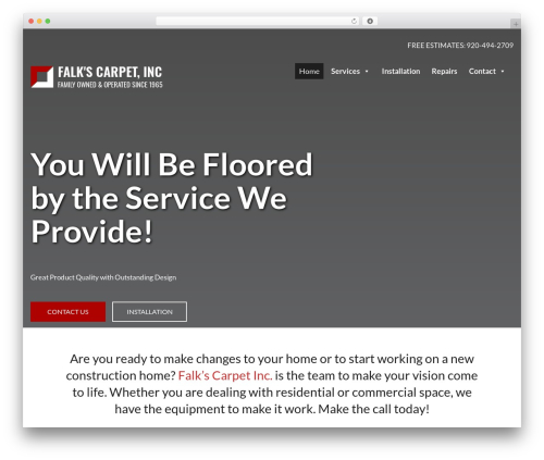 WordPress theme falkscarpetcustom - falkscarpet.com