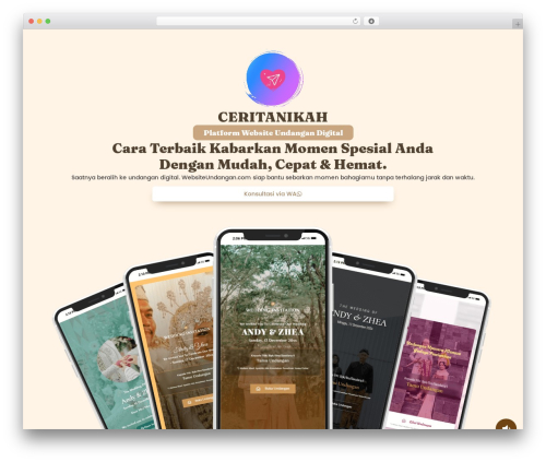 Weddingpress WordPress plugin - ceritanikah.site