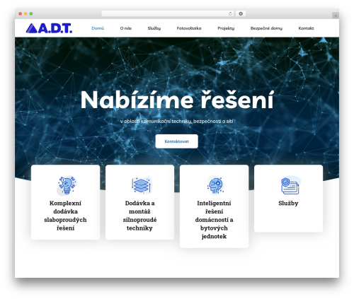 Braintech WordPress theme - adtcz.cz