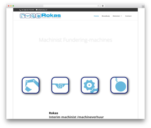 Simple contact info WordPress plugin - rokas.nl