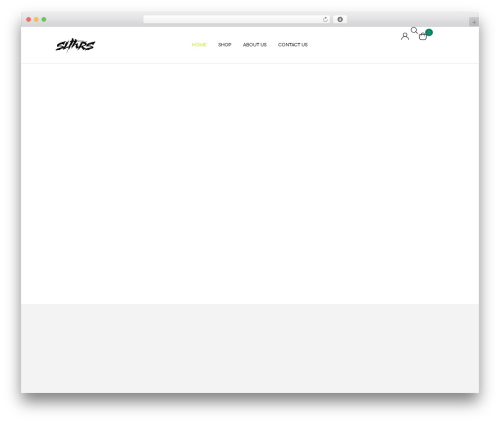 Natsy WordPress page theme - slthrsattire.com