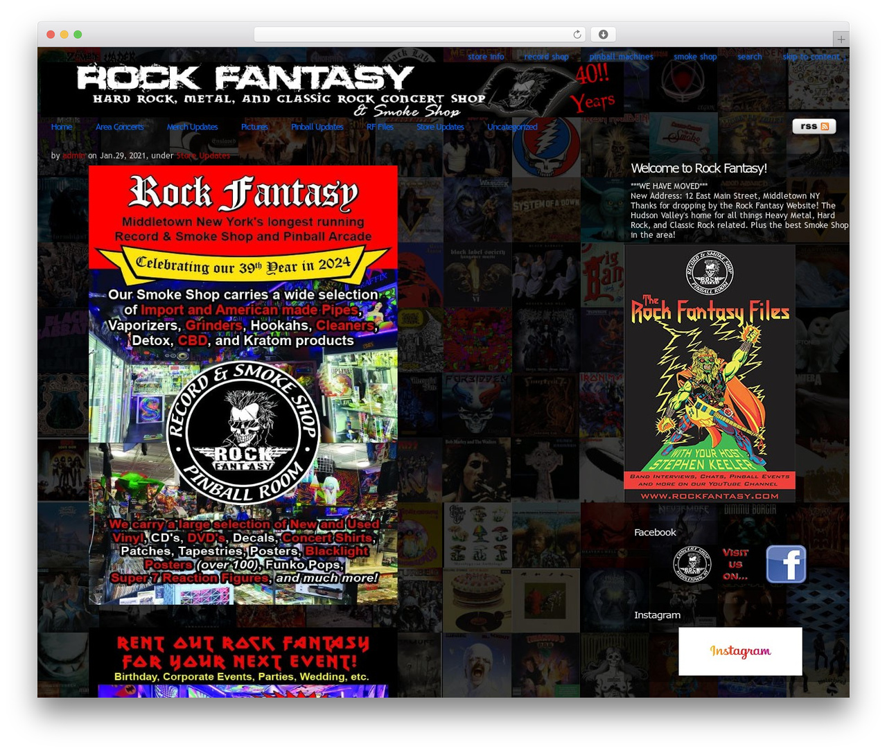 Pixel WordPress theme - rockfantasy.com/wp