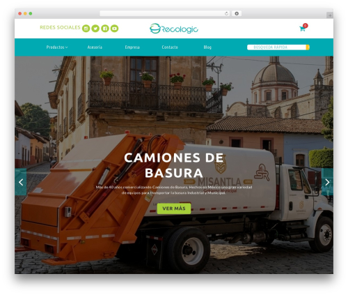 Recologic WordPress theme - recologic.mx