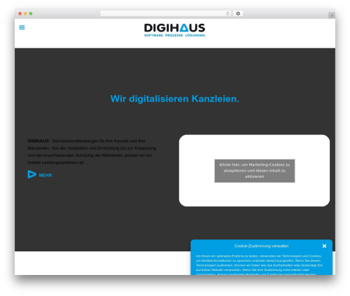 Theme WordPress Backauf Theme - digihaus.de