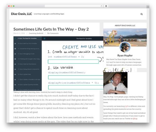Theme WordPress Breeze by Bluthemes - ryanhupfer.com