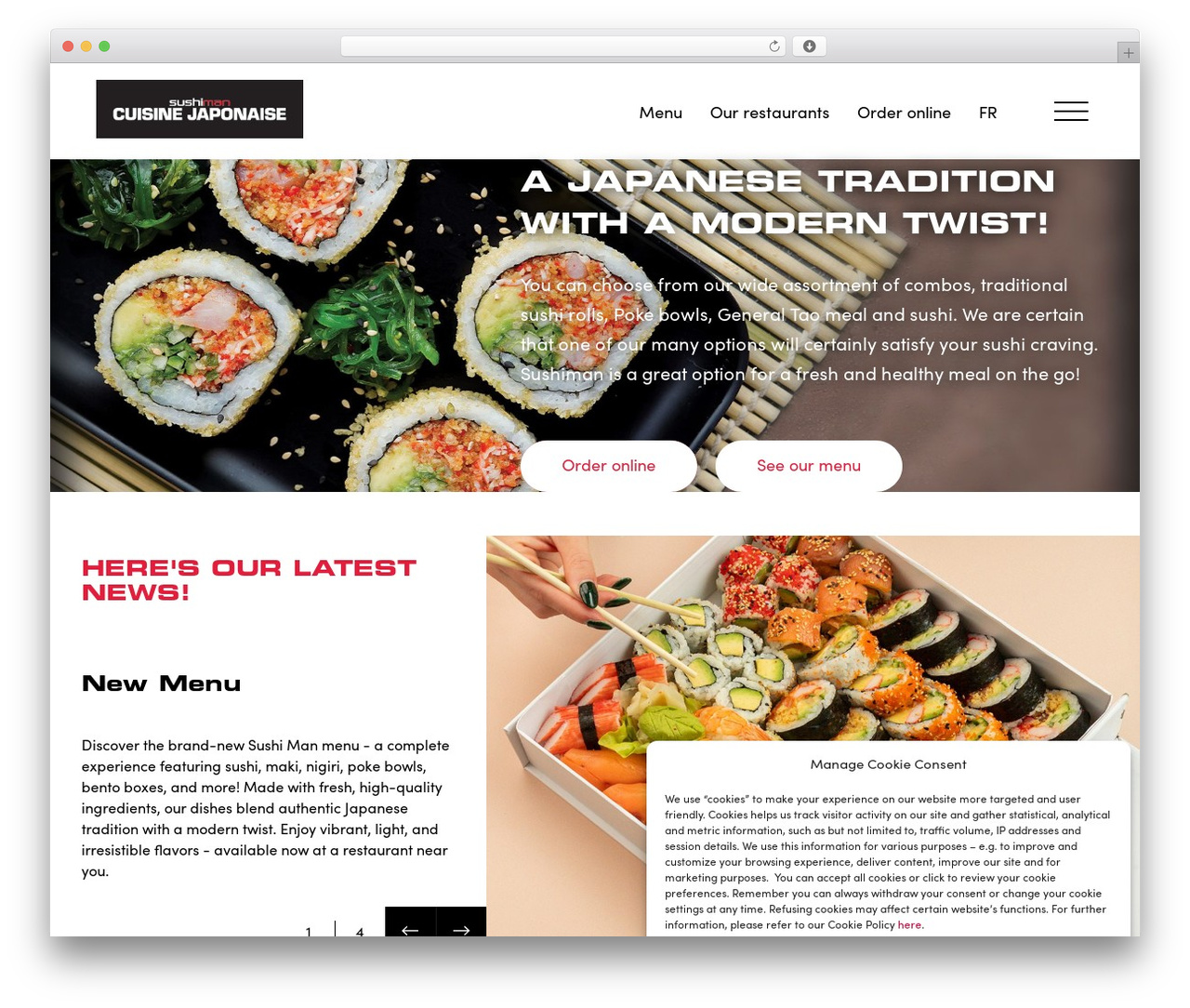 Theme WordPress TREIZE - lesushiman.ca