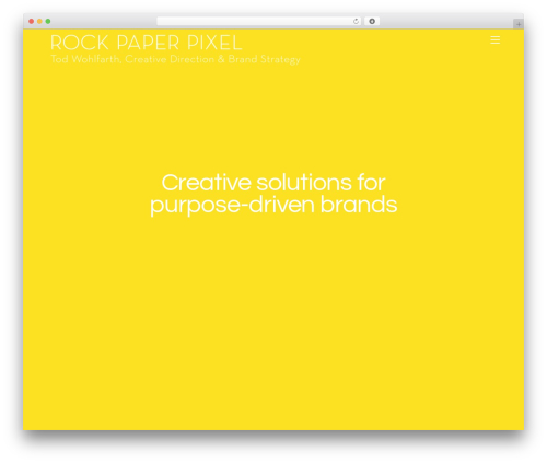 Themify Ultra WordPress theme - rockpaperpixel.com
