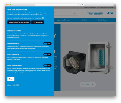 WordPress theme Cable Systems - cablesystems.co.uk