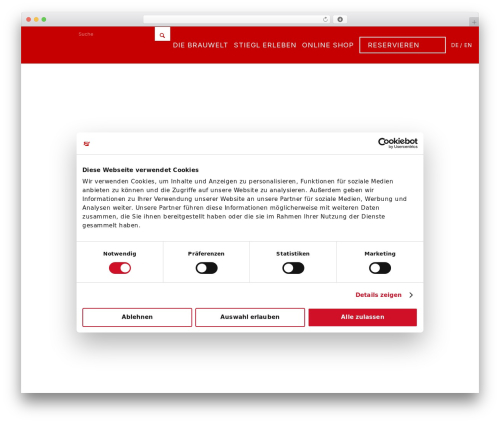 WordPress theme dev - brauwelt.at