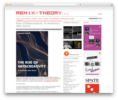 WordPress theme Mag - remixtheory.com