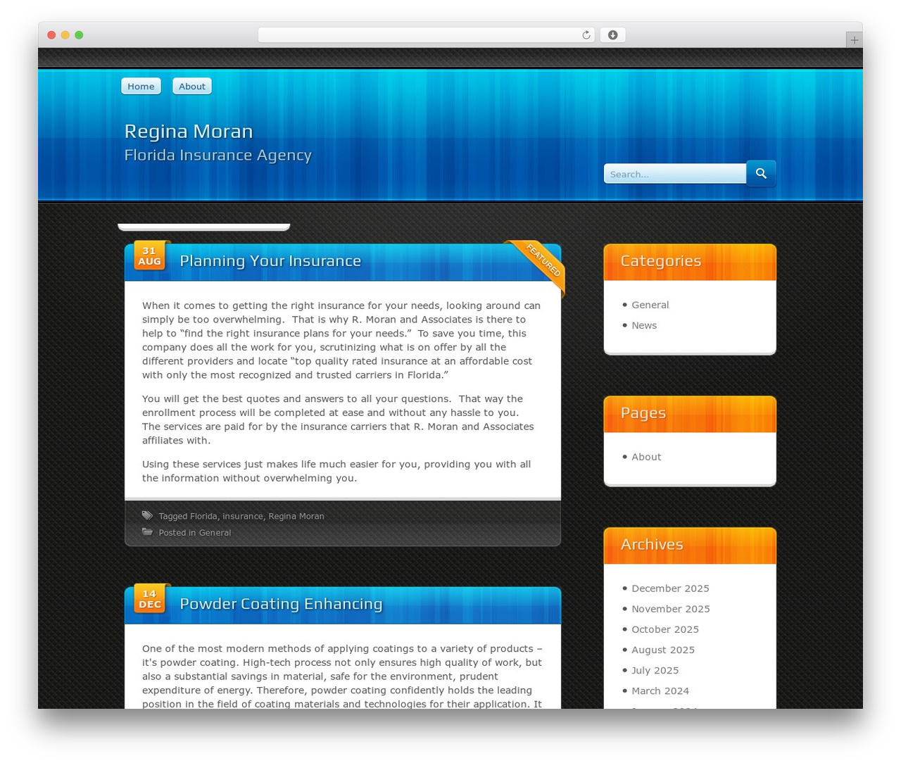 Bloxy Two theme WordPress - reginamoran.com Bloxy Two theme WordPress - reginamoran.com