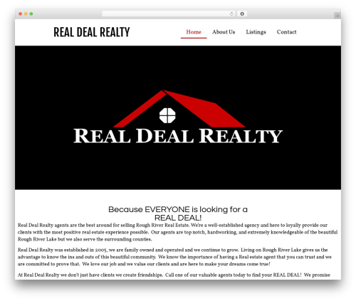 Estatik pro WordPress plugin - realdealrealty.com