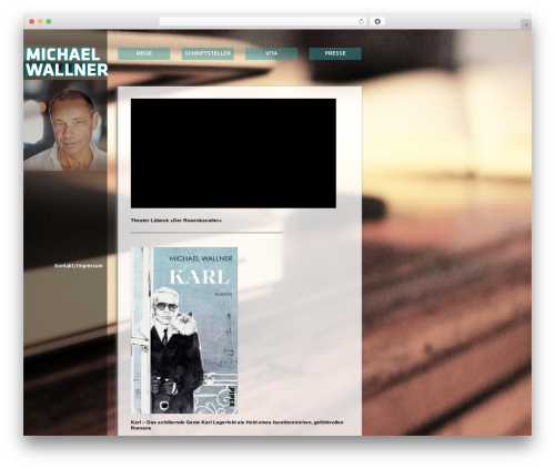 Michael Wallner WordPress theme - michael-wallner.eu