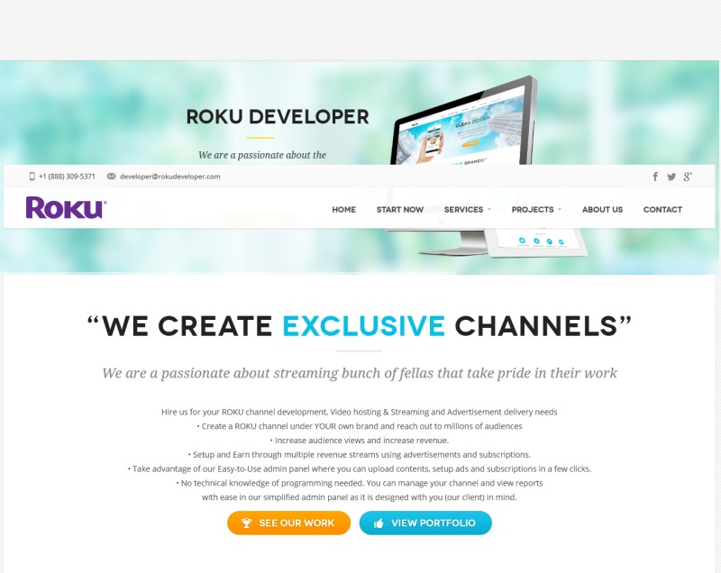Roku Developer personal WordPress theme Roku Developer personal WordPress theme