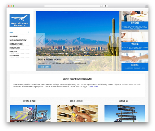 Socha Responsive Theme best WordPress theme - roadrunnerdrywall.com