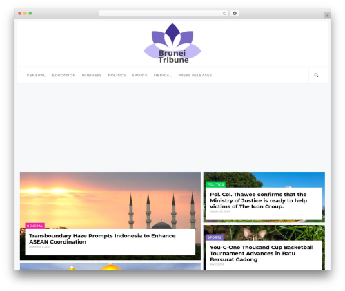 Theme WordPress GeneratePress - bruneitribune.com