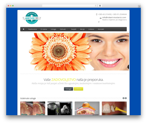 WordPress theme Aqua - robert-mostarcic.com