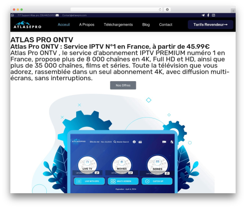 WordPress theme Netfix - atlasepro.com