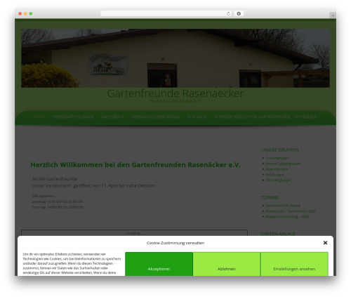 WordPress theme Preferential - rasenaecker.de
