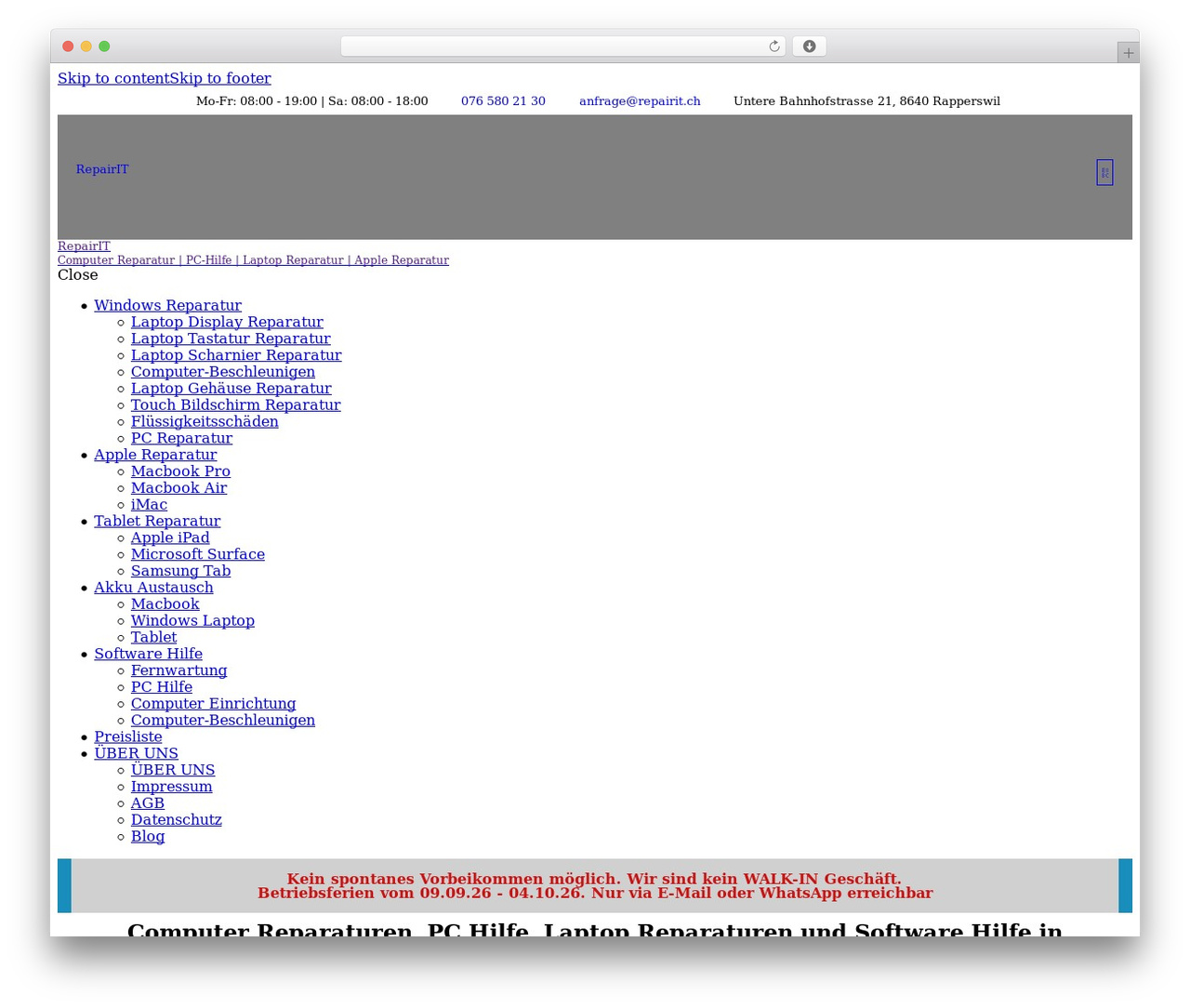 WordPress theme Re:bytes - repairit.ch WordPress theme Re:bytes - repairit.ch