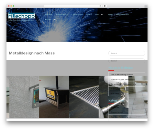 WP theme elemento - tschopp-metalldesign.ch