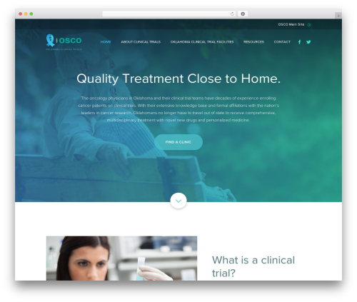 Back40 Theme WordPress theme - okclinicaltrials.org