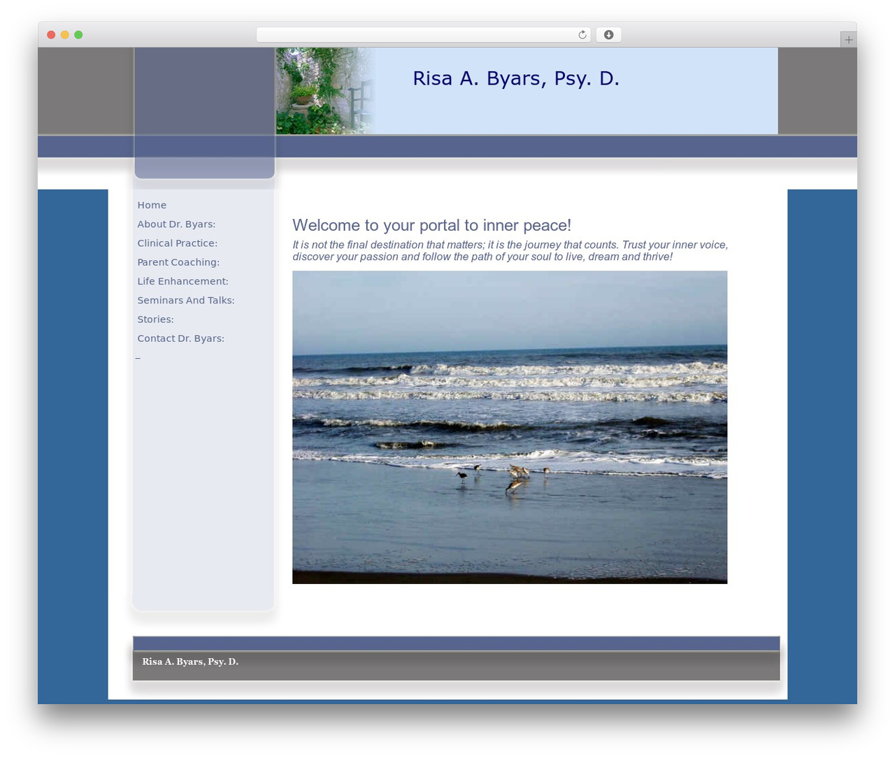 Blueline WordPress theme - risamason.com Blueline WordPress theme - risamason.com
