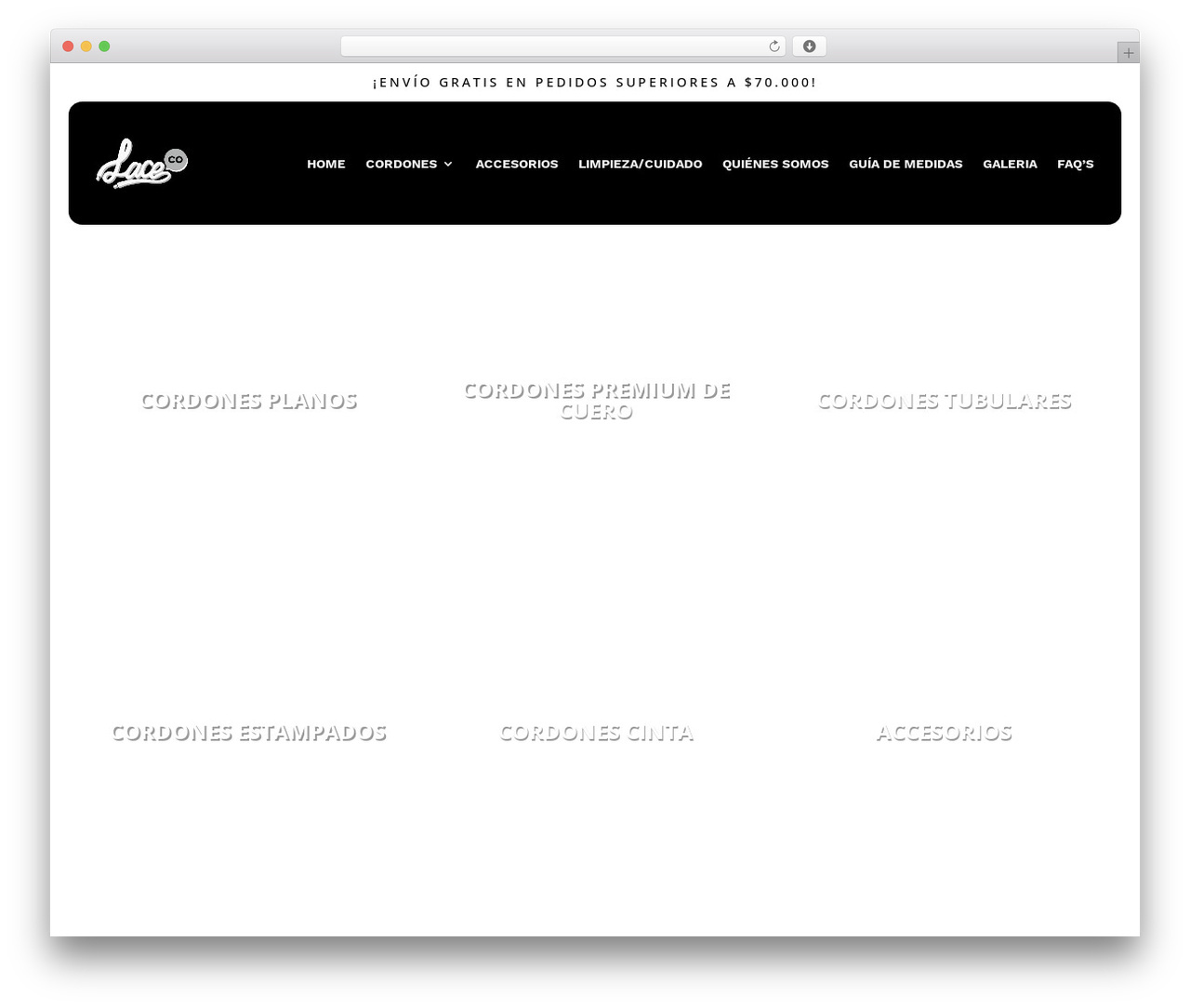 Divi WordPress theme - lace-co.com