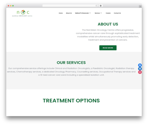 Medixi theme WordPress - namoncology.com