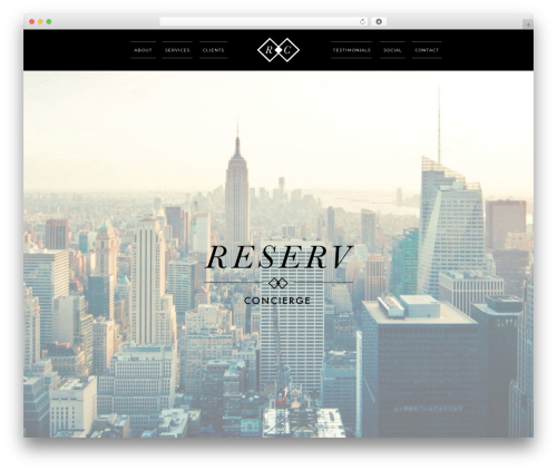 Reserv Theme WordPress theme - reservconcierge.com