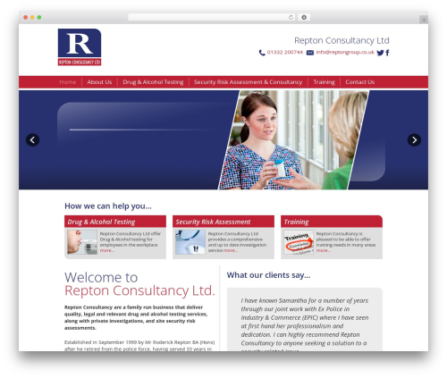 Wp testimonials WordPress plugin - reptongroup.co.uk