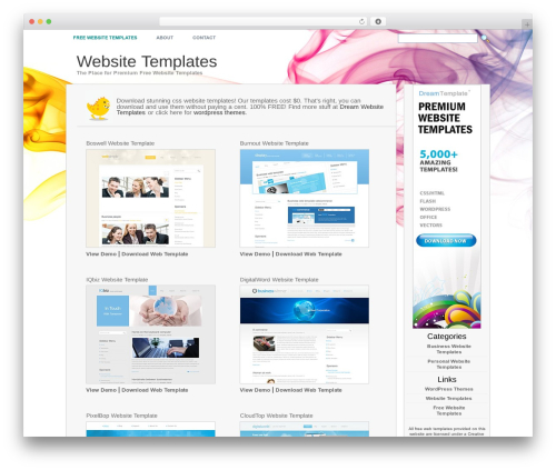 Theme WordPress Gabfire WP-Showcase - iwebsitetemplate.com