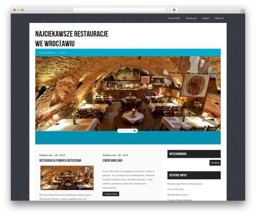 Theme WordPress Hector - restauracjewroclaw.eu